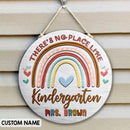 Personalized Name Classroom Welcome Sign Teacher Door Hanger - Teacher Appreciation Week Gifts