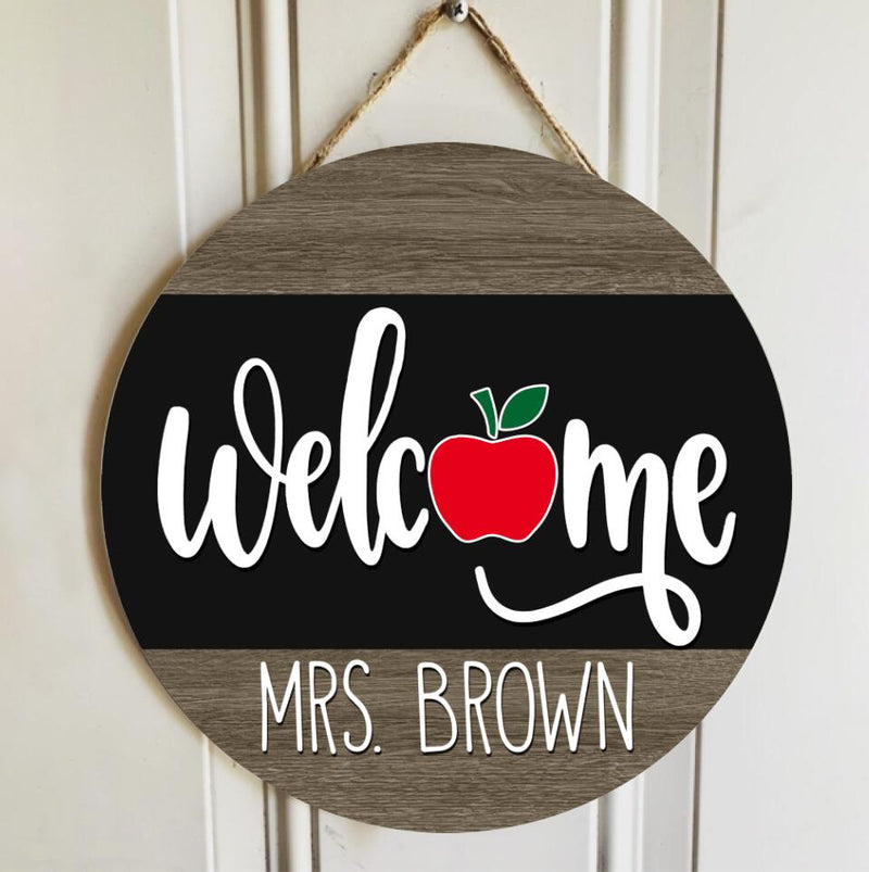 Personalized Name Teacher Name Signs For Classroom - Teacher Appreciation Week Gift Ideas