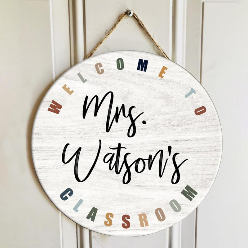 Personalized Name Classroom Signs For Teachers - Best Teacher Appreciation Gifts Ideas