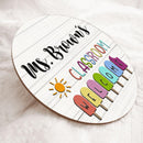 Personalized Name Classroom Welcome Teacher Door Signs - Teacher Christmas Gifts Ideas