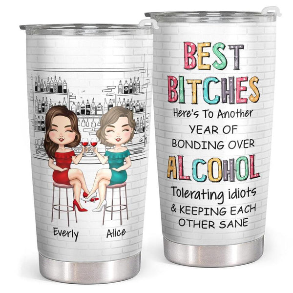 Personalized Custom Tumbler - Happy Birthday Best Friend, Christmas Gift For Bestie, BFF