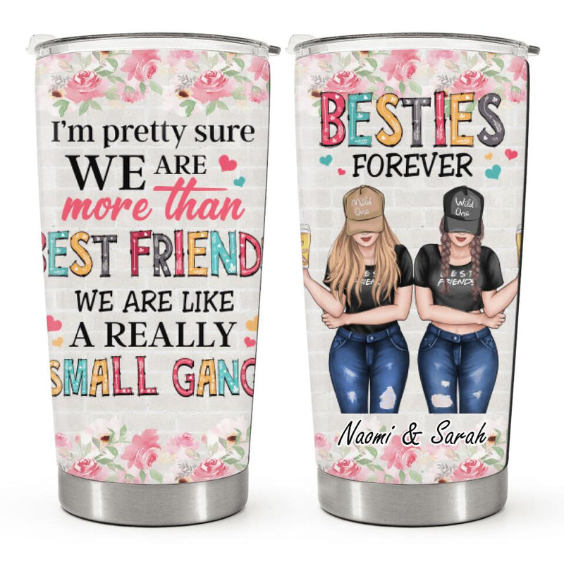 Bestie Forever Gifts - Custom Friendship Gifts - Christmas Best Friend Gifts - Personalized Tumbler