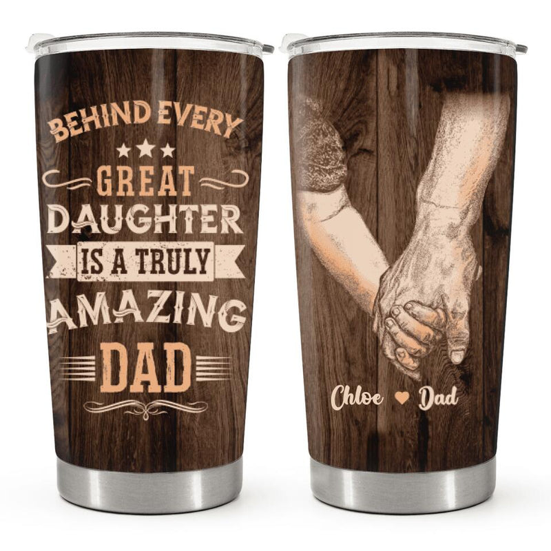 Happy Birthday Dad, Christmas Gifts for Dad, Father's Day Gifts - Personalized Custom Tumbler