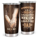 Happy Birthday Dad, Christmas Gifts for Dad, Father's Day Gifts - Personalized Custom Tumbler