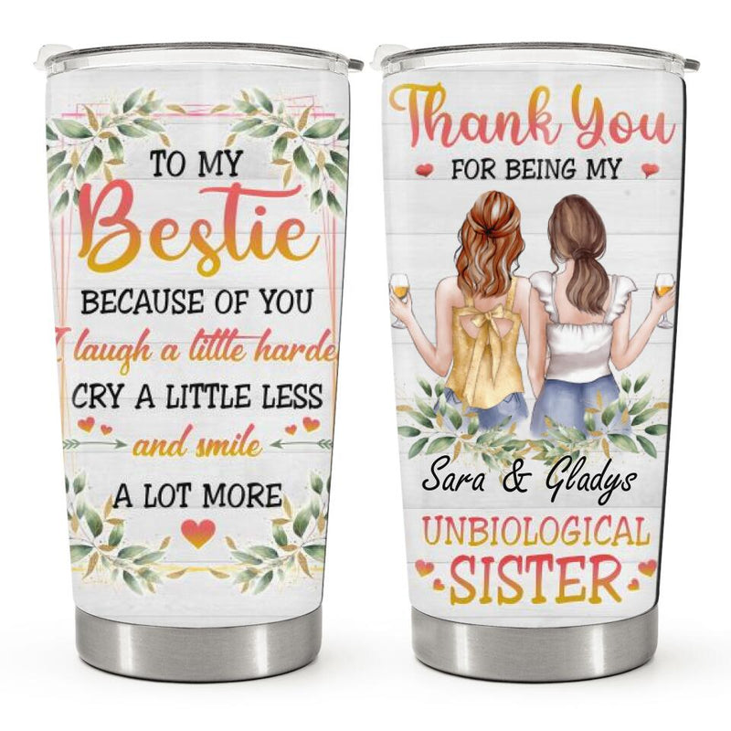 Custom Friendship Gifts - Bestie, BFF, Best Friend Birthday Gifts, Christmas Gifts - Personalized Tumbler