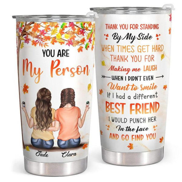 Custom Best Friend Tumbler Best Friend Mug Best Friend Wine Tumbler  Personalized Best Friend Gift Best Friends Forever Friendship 