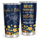 Friendship Gifts For Women - Christmas Best Friend Gifts, Happy Birthday Bestie, BFF - Personalized Tumbler