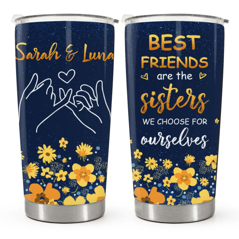 Friendship Gifts For Women - Christmas Best Friend Gifts, Happy Birthday Bestie, BFF - Personalized Tumbler
