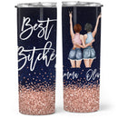 Meaningful Friendship Gifts - Personalized Skinny Tumbler - Gifts for Best Friends, Bestie, BFF