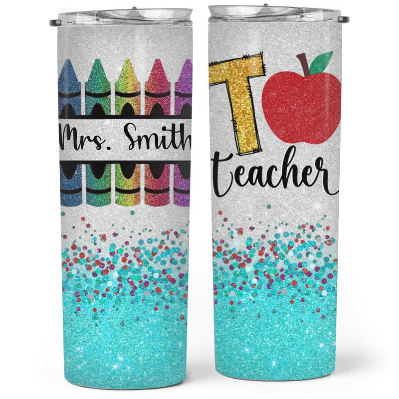 Back To School Teacher Appreciation Gifts Ideas - Personalized Custom Teacher Tumbler
