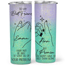 Best Friend Gifts - Christmas Gifts, Birthday Gifts for Best Friend, Bestie, BFF - Personalized Skinny Tumbler