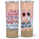 Bestie, BFF, Best Friend Birthday Christmas Gifts - Soul Sister Gifts - Personalized Skinny Tumbler