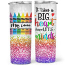 It Takes A Big Heart To Shape Little Minds - Best Gifts For Teachers - Personalized Teacher Tumbler