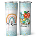 Best Teacher Gifts - End Of The Year, Teacher Appreciation Week Ideas - Personalized Teacher Tumbler