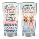 Custom Friendship Gifts for Bestie, BFF - Best Friend Birthday Gifts - Personalized Beach Tumbler