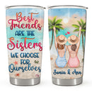 Unique Friendship Gifts - Birthday Gifts For Best Friend, Bestie - Personalized Beach Tumbler