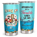 Camping Friendship Gifts For Women - Bestie, Best Friend Gifts Ideas - Personalized Tumbler