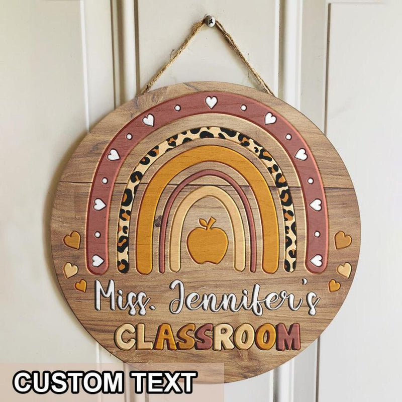 Personalized Name Classroom Signs For Teachers Door Decor - Back To School Gift Ideas For Teachers