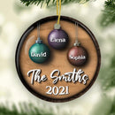 Personalized Family Christmas Ornaments, 2022 Christmas Ornament With Family Member Names, Family Ornament, Holiday Ornament, Christmas Gift