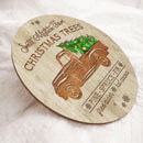 Xmas Truck Door Hanger, Custom Family Name Sign, Christmas Door Hanger, Front Door Sign, Farmhouse Sign, Truck Welcome Sign, Christmas Decor