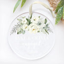 Personalized Engaged Ornament, Engaged Christmas Ornament, Engagement Ornament Gift, Our First Christmas, Engagement Gift, Acrylic Ornament