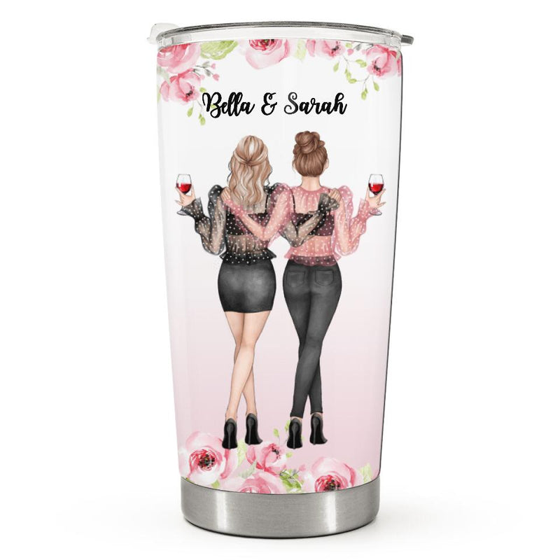 Happy Birthday - To My Best Friend - Personalized Custom Tumbler - Birthday Gift For Best Friend, Bestie, BFF