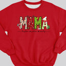 Mama Christmas Sweatshirt, Custom Mama Shirt With Kids Names, Mama Sweatshirt, Mama Gift, Gifts For Mom, Christmas Mom Shirt