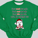 Funny Personalized Dog Sweatshirt, Christmas Dogs Sweatshirt, Every Snack You Make, Dog Mom Shirt, Puppies Shirt, Christmas Sweatshirt