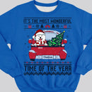Custom Dog Ugly Christmas Sweater, Its The Most Wonderful Time Of The Year Sweatshirt, Personalized Dog Sweatshirt, Christmas Dog Sweatshirt