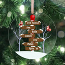 Custom Family Ornament, Personalized Family Christmas Ornament, Family With Pet, Family Christmas Gift, Christmas Keepsake, 2022 Ornament