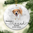 Personalized Pet Memorial Ornament, Photo Ornament, Pet Loss Gifts, Dog with Wings Christmas Ornament, Cat Loss Gift, Pet Sympathy Gift