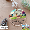 Our First Home Christmas Ornament, Personalized New Home Photo Ornament, New Home Christmas Ornament, Custom House Address Ornament v2