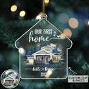 Our First Home Christmas Ornament, Personalized New Home Photo Ornament, New Home Christmas Ornament, First Home Gift, First House Ornament