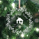 Our First Home Christmas Ornament, Real Estate Agent Gift, Personalized New Home Christmas Ornament, First Home Ornament, Housewarming Gift