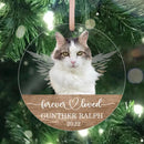 Dog Memorial Christmas Ornament, Pet Loss Gifts, Forever Loved, Dog Memorial Gift, Custom Pet Memorial Ornament, Dog Remembrance Keepsake