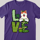 Cute Dog St Patricks Day Shirt, Personalized Dog Shirt, Dog Lover St Patrick's Day Shirt, Irish Dog Shirt, Dog Mom Shirt, Dog Lovers Shirt