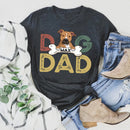 Dog Dad Shirt With Dog Names Personalized Gift for Dog Dad, T-shirt For Dog Lovers, Personalized Dog Breeds T-shirt, Valentine Gifts For Pet Lovers