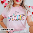 Easter Teacher Shirt, Personalized Teacher Shirt, Easter Shirt, Custom Teacher Shirts for Easter, Easter Bunny Shirt, Teacher Easter Gift