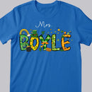 St Patricks Day Teacher Shirt, Personalized Name Teacher Shirt, Teacher Gift, Irish Teacher T-Shirt, Cute St Patricks Day Shirt for Teacher