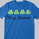 St Patrick's Day Teacher Shirt, Personalized Name Teacher Shirt, Irish Teacher T-shirt, Shamrock Shirt, St Patricks Day Gift for Teacher