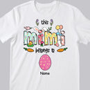 Easter Mimi Shirt, Personalized Grandma Shirt, This Mimi Belongs To Kids Names Shirt, Easter Shirt, Easter Gift for Mimi, Mimi Bunny Shirt