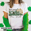 Custom Teacher Shirt, Irish Teacher Shirt, Teacher Gift Shirt, Teacher Name Shirt, St Pattys Day Shirt, Lucky Teacher Shirt, Retro Teacher Shirts