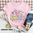 Easter Teacher Shirt, Personalized Name Bunny Teacher Shirt, Teacher Easter Gift, Custom Teacher Shirt, Cute Easter Shirt For Easter