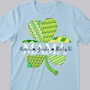 Shamrock Mama T-Shirt, Personalized Mom Shirt With Names, St. Patrick's Day Mama Shirt, Cute St Pattys Shirt, Mama Gifts, Custom Mama Shirt