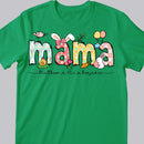 Easter Mama Shirt, Personalized Mom Shirt With Kids Names, Gift For Mom, Easter Shirt, Cute Mama Shirt, Mama Bunny Shirt, Kids Names Shirt