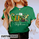 St Patrick's Day Nurse Shirt, Custom Nurse Shirt, Nurse T-Shirt, Nurse St Patricks Day Shirt, RN Shirt, Shamrock Shirt, Irish Nurse Shirt