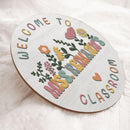 Personalized Teacher Door Sign, Plants Classroom Door Sign, Teacher Name Sign, Teacher Gift, Teacher Welcome Sign, Teacher Appreciation Gift