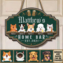 Custom Wooden Signs, Gifts For Pet Lovers, Home Bar Special Shaped Personalized Wood Sign