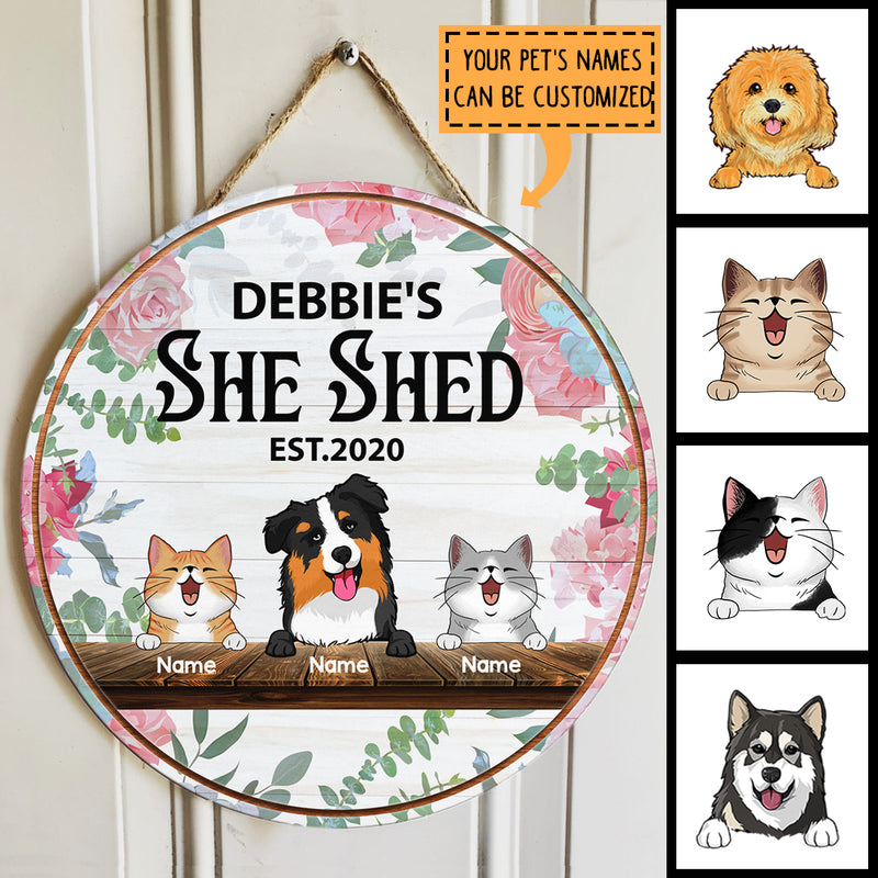 Custom Wooden Signs, Gifts For Pet Lovers, She Shed Vintage Signs, Personalized Housewarming Gifts