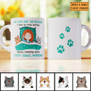 Personalized Cat Breeds White Mug, Gifts For Cat Moms, My Cats Are The Reason I Wake Up Every Morning
